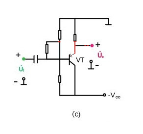 晶體管 放大電路接法判斷