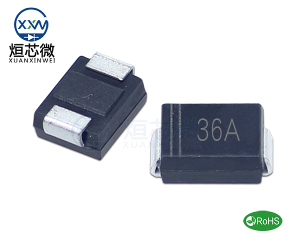 P6SMB36A參數,TVS二極管P6SMB36A瞬態(變)抑制二極管